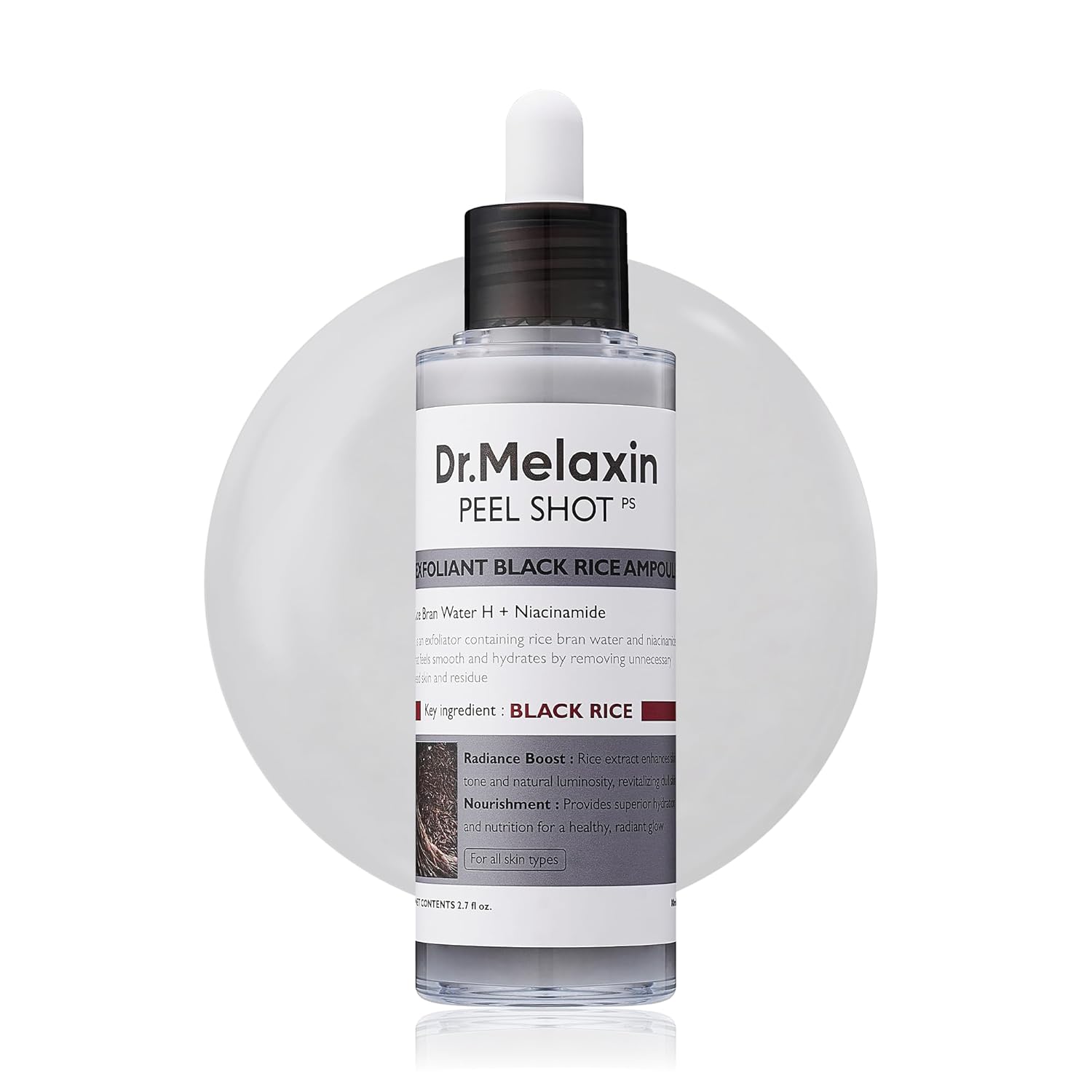 Dr. Melaxin Peel Shot Exfoliant Black Rice Ampoule