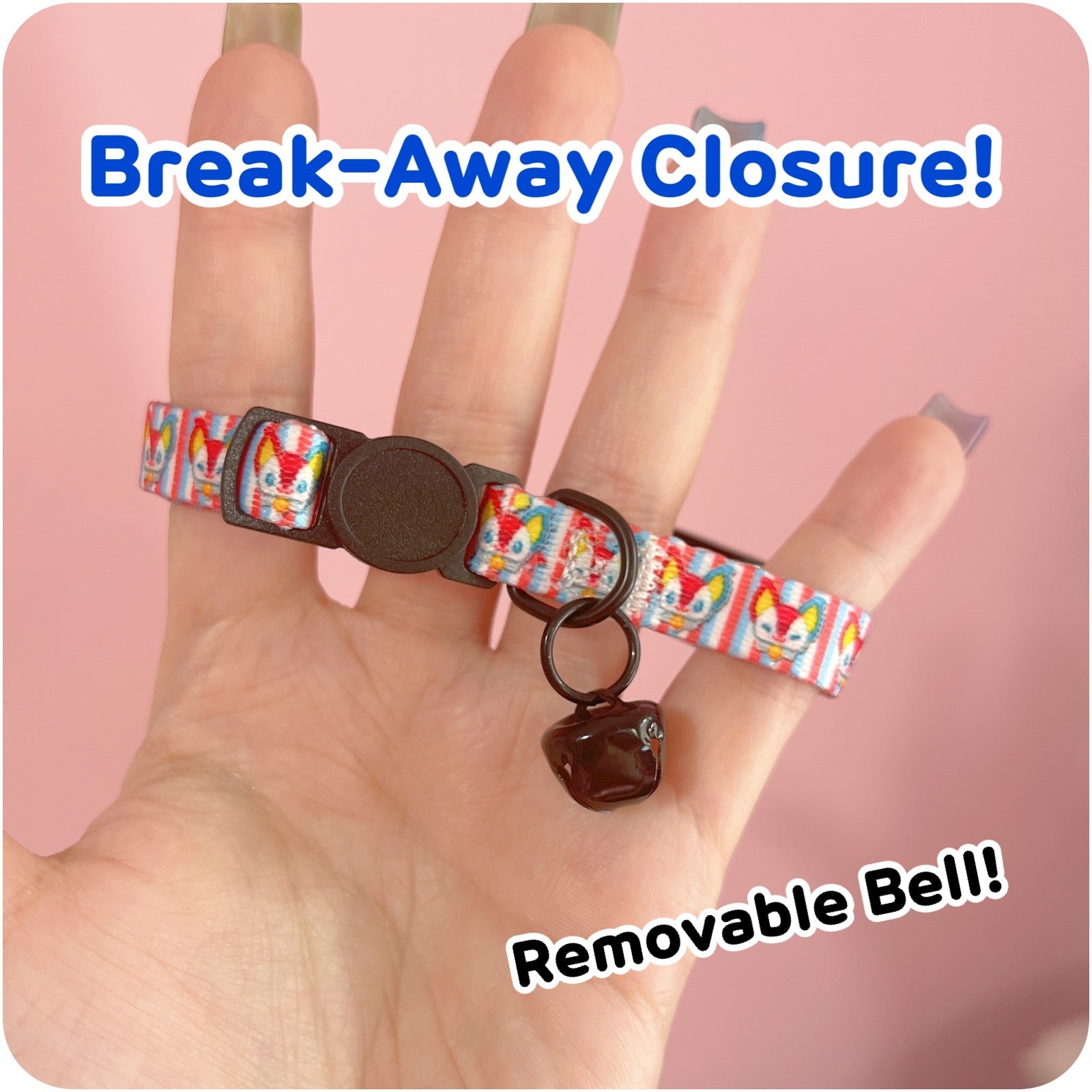 Pixel Noopy BonBon Break Away Pet Collar