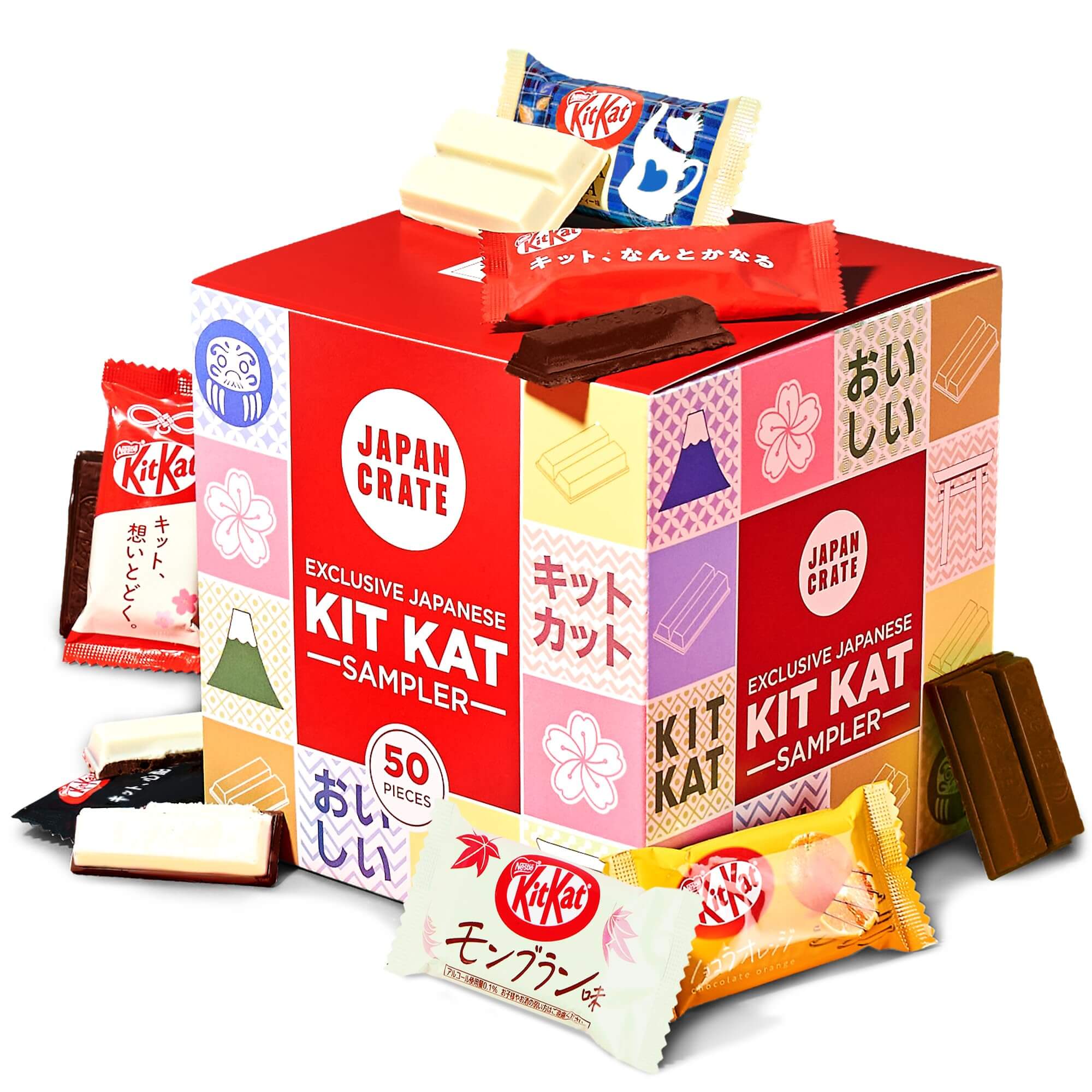 Japanese KIT KAT Variety Pack - 50 Piece Exotic Flavors, Authentic Import from Japan