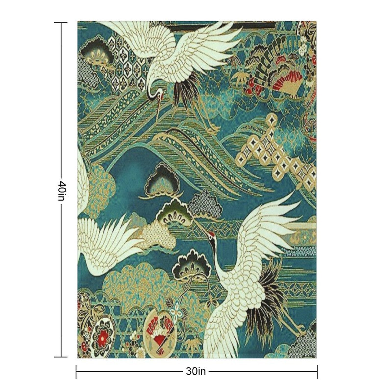 Japanese Dream Throw Blanket