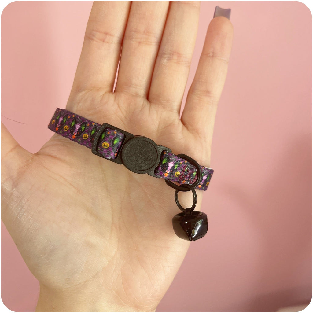 Pixel Noopy Spoopy Break Away Pet Collar