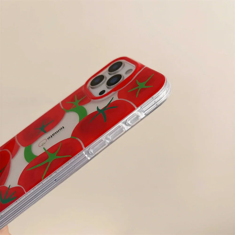 Cute Tomato Magsafe Stand Phone Case