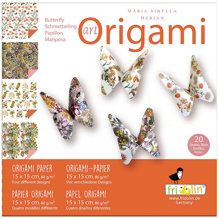 Butterfly Maria Sibylla Merian Art Origami Kit Fridolin