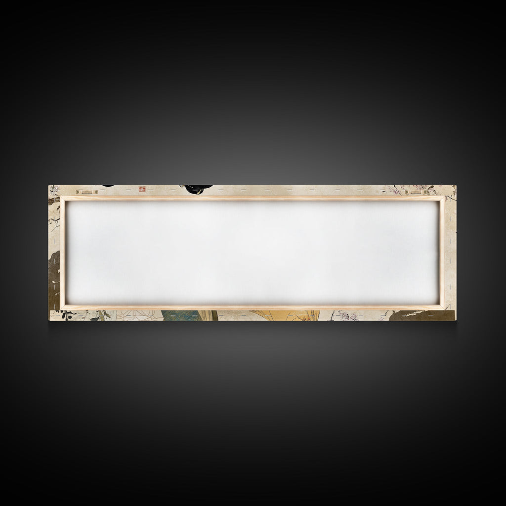 Cherry Blossom Canvas Print Chinoiserie Wall Art Japanese Minimalist Art Botanical Prints Rustic Artwork Guest Room Decor