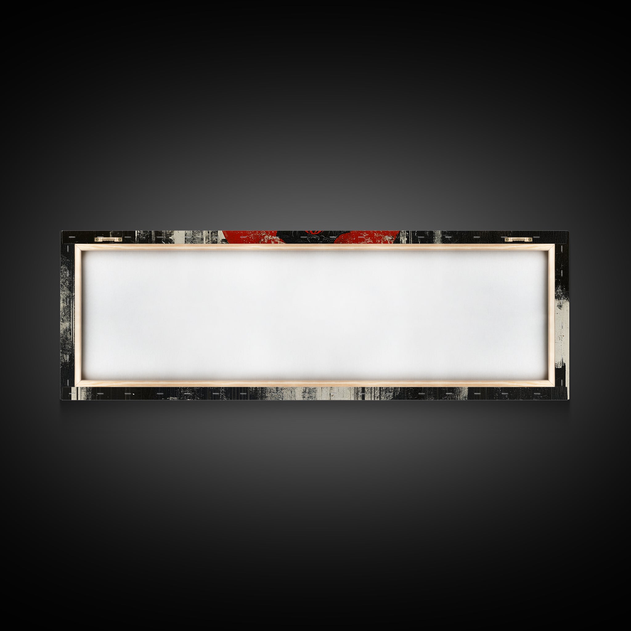 Mystical Goddess Framed Canvas Print Dark Angels Wall Art Japanese-Inspired Sacred Geometry Art Bedroom Wall Decor