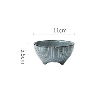 DecorBites™ Ceramic Japanese Style Small Sauce Dishes Rice Bowl