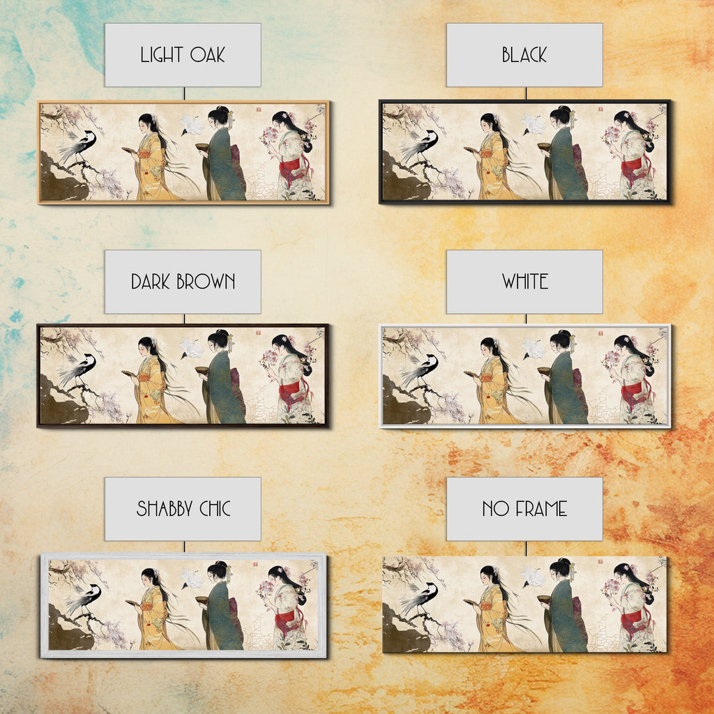 Cherry Blossom Canvas Print Chinoiserie Wall Art Japanese Minimalist Art Botanical Prints Rustic Artwork Guest Room Decor