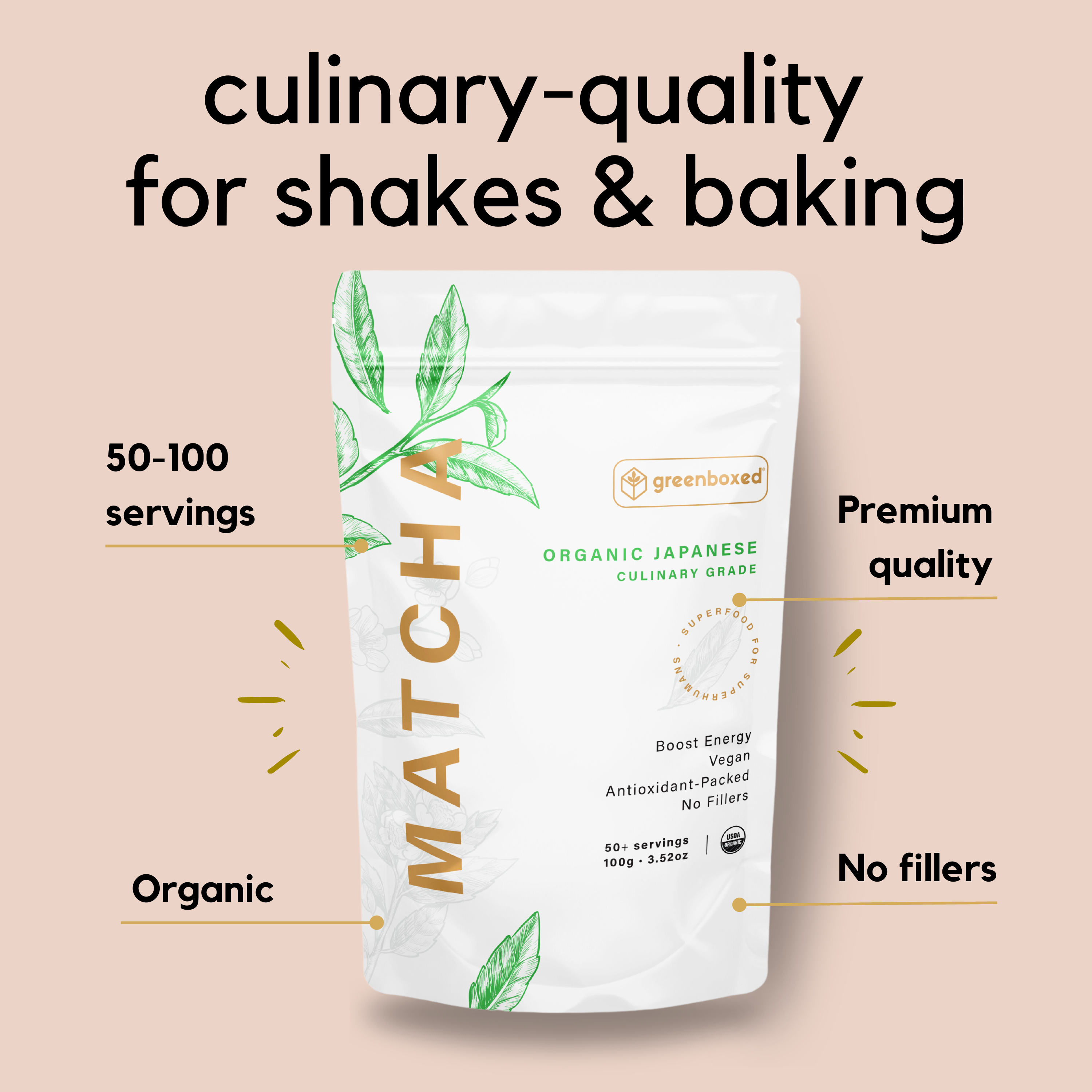 Culinary Grade Matcha, 3.52 oz.