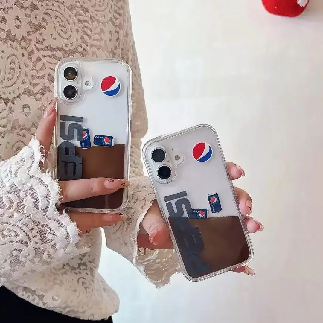 Pepsi Cola slider sand flow phone case