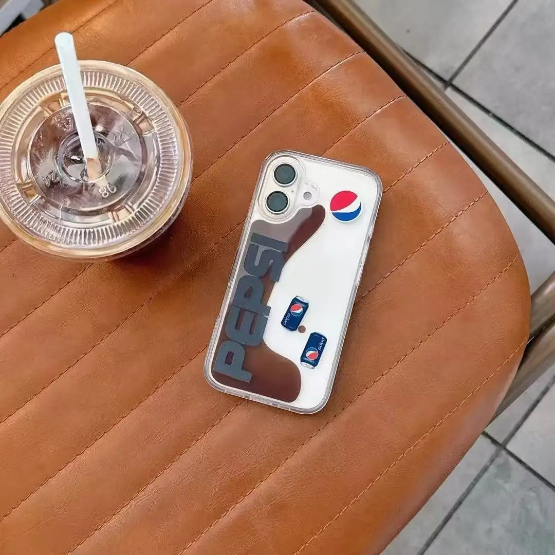 Pepsi Cola slider sand flow phone case