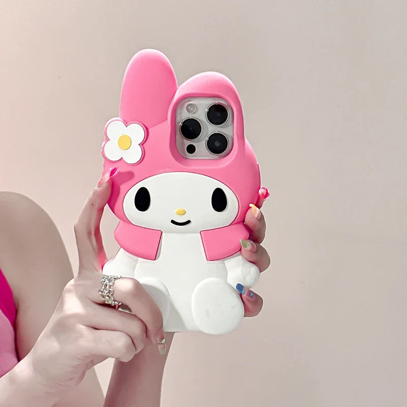 3D Kawaii Cute Cartoon Japan Sanrio Melody Phone Case
