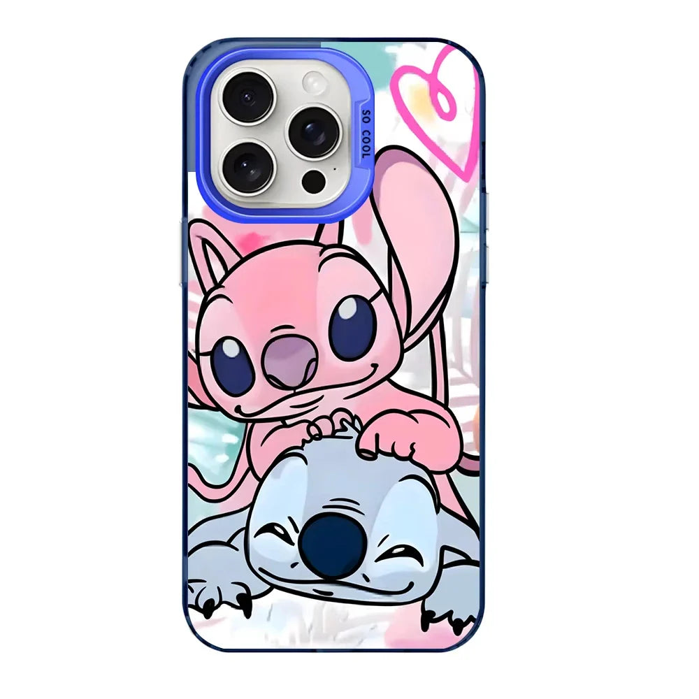 Cute Disney Stitch Love Angel Phone Case