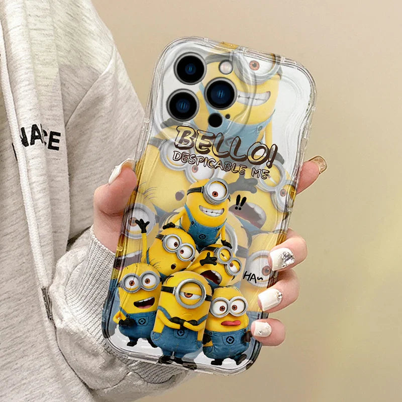 New Lovely Minions Cartoon Phone Case