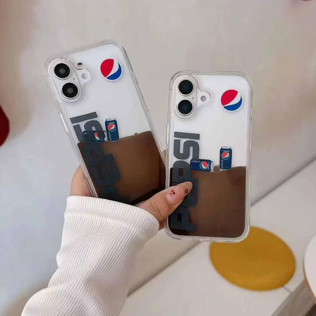 Pepsi Cola slider sand flow phone case