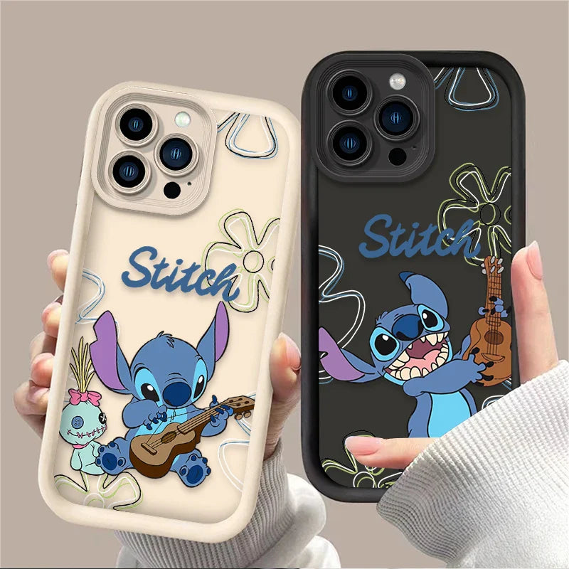 Disney Guitar Stitch Phone Case