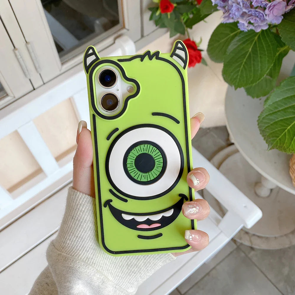 3D Monsters Soft Silicone Phone Case