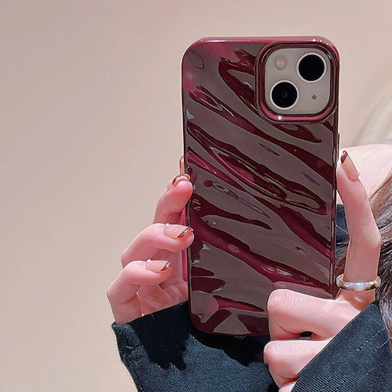 Stylish Wavy Silk Pattern Phone Case