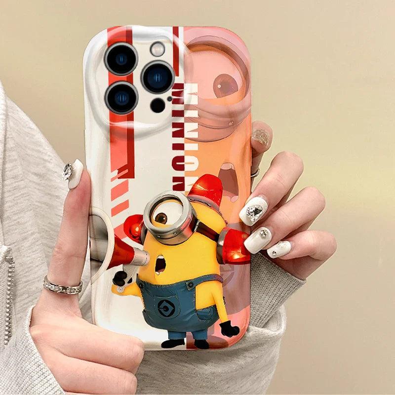 New Lovely Minions Cartoon Phone Case