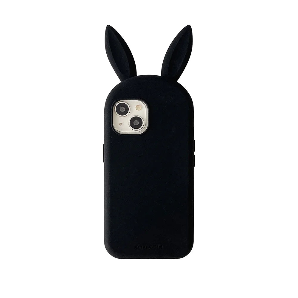 Cute Bunny Rabbit Ear Case Funny 3D Cartoon Shock Proof Phone Case