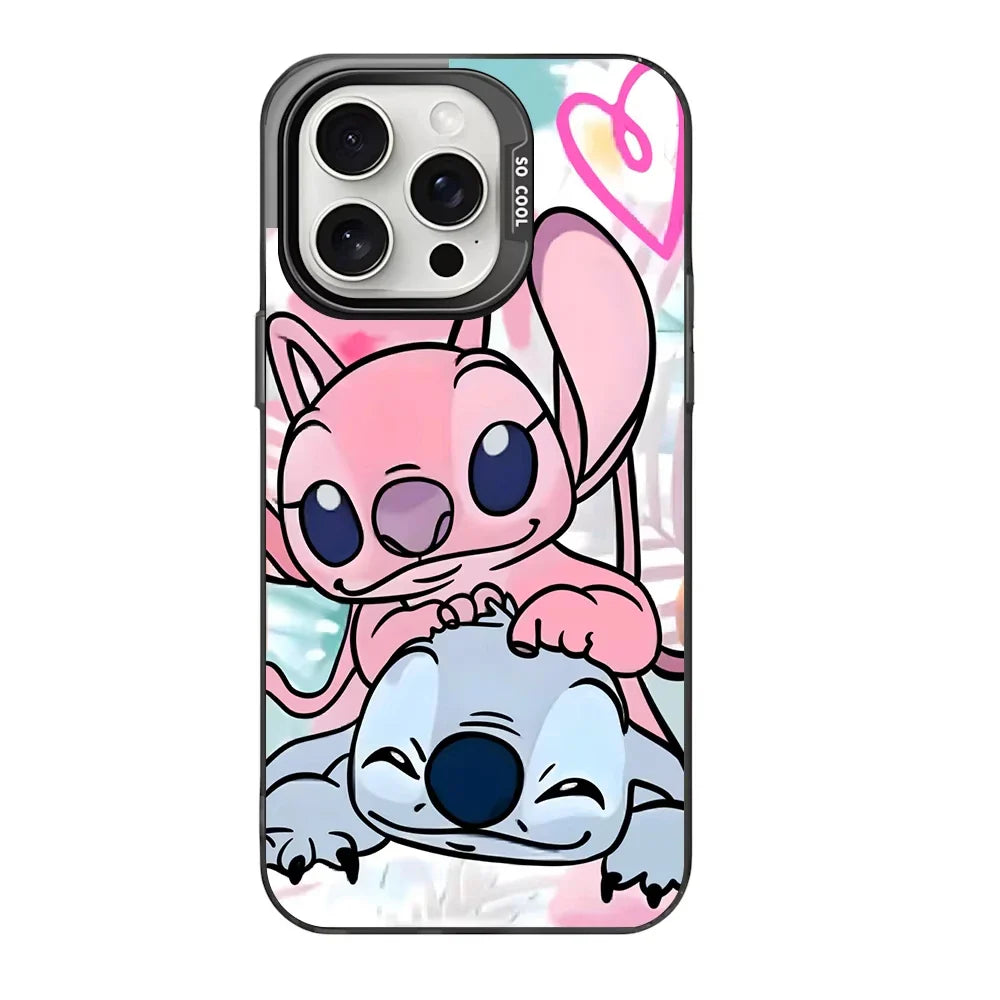 Cute Disney Stitch Love Angel Phone Case