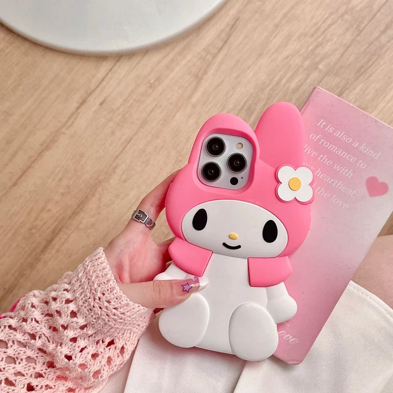 3D Kawaii Cute Cartoon Japan Sanrio Melody Phone Case
