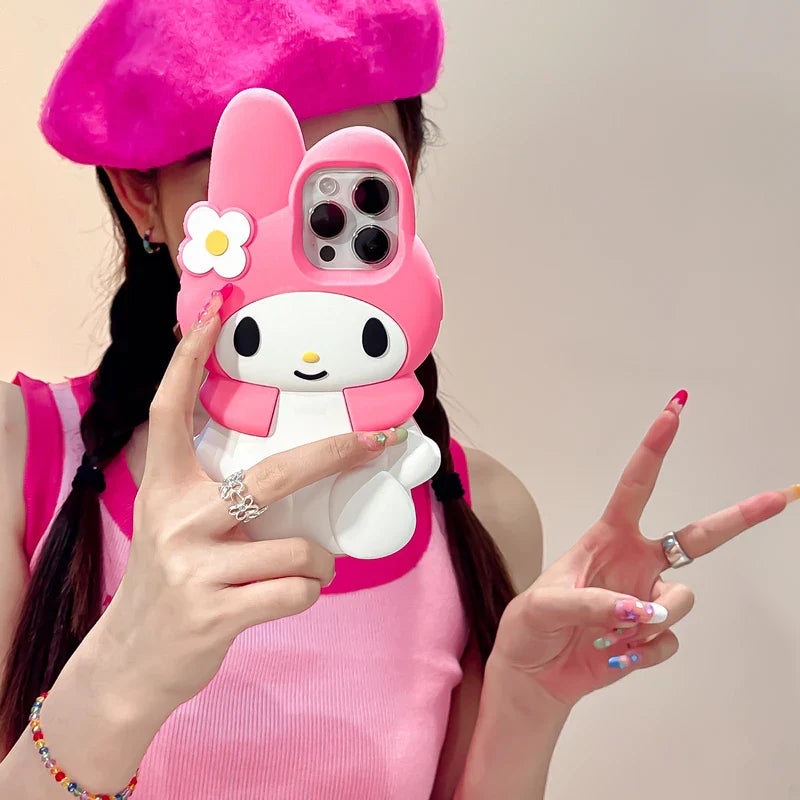 3D Kawaii Cute Cartoon Japan Sanrio Melody Phone Case