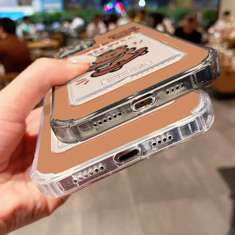 Cute Skate Bear Phone Case