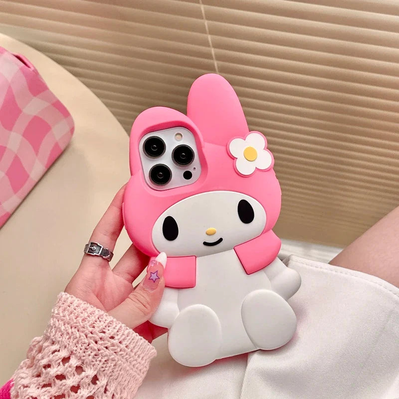 3D Kawaii Cute Cartoon Japan Sanrio Melody Phone Case