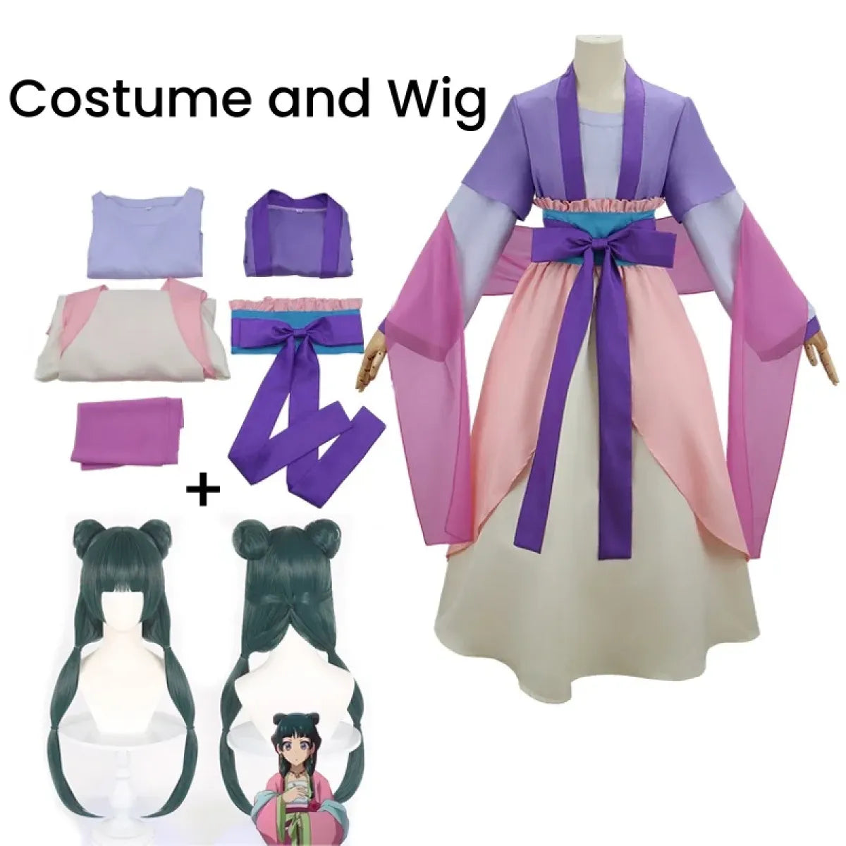 Hanfu Cosplay Dress – Maomao Apothecary Diaries Outfit