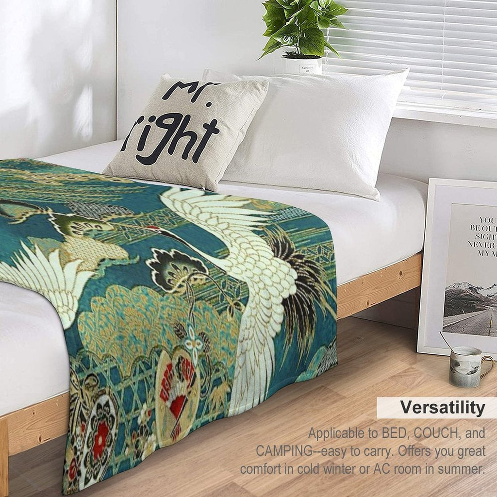 Japanese Dream Throw Blanket