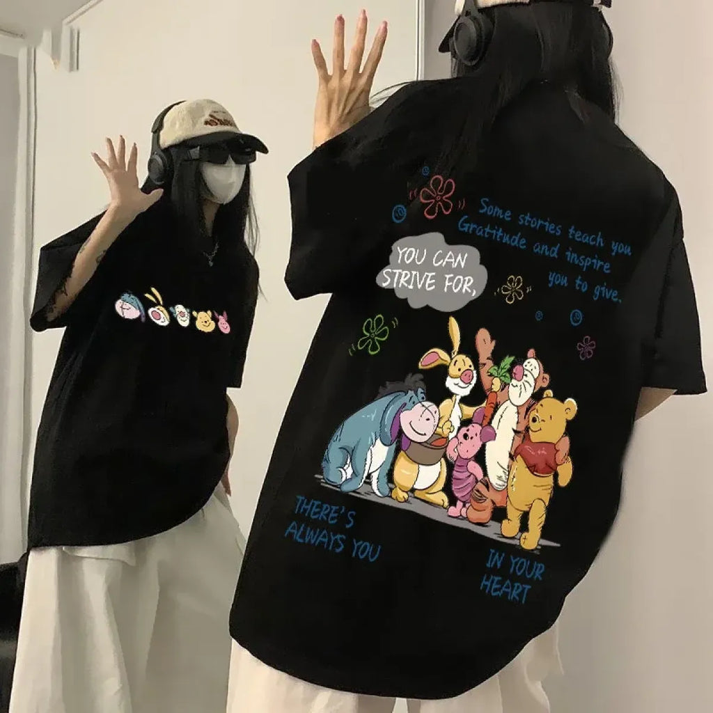 Harajuku Cartoon Graphic T-Shirt