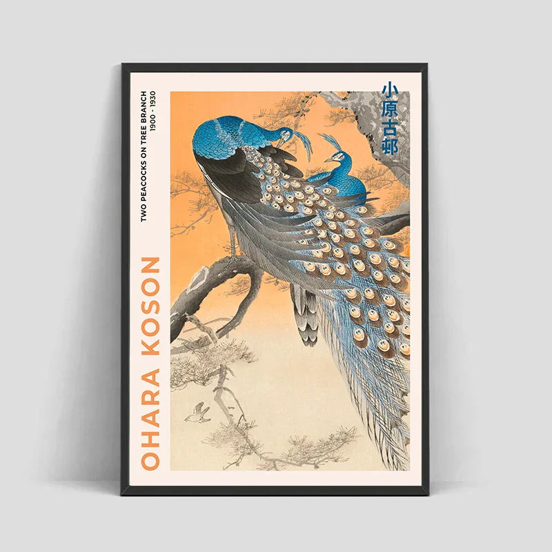 DecorBites™ Japanese Hokusai Canvas Art Print for Home Decor