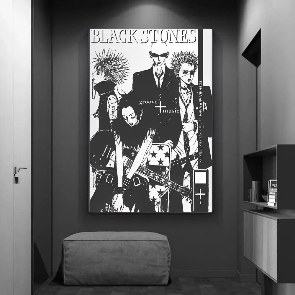 DecorBites™ Vintage Japanese Anime DIY Poster for Home Decor