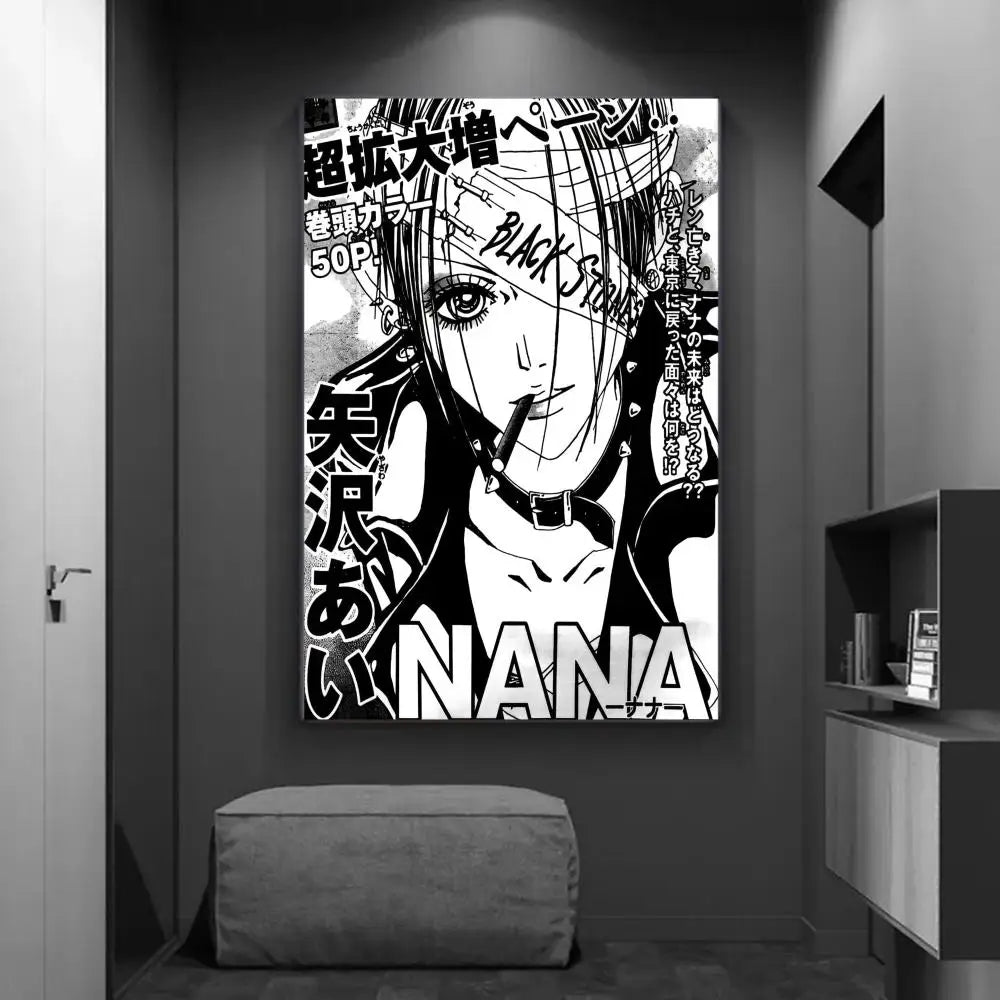 DecorBites™ Vintage Japanese Anime DIY Poster for Home Decor