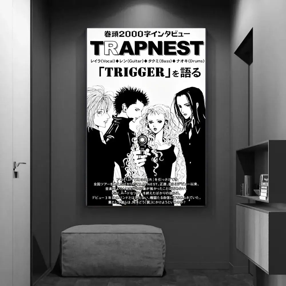 DecorBites™ Vintage Japanese Anime DIY Poster for Home Decor