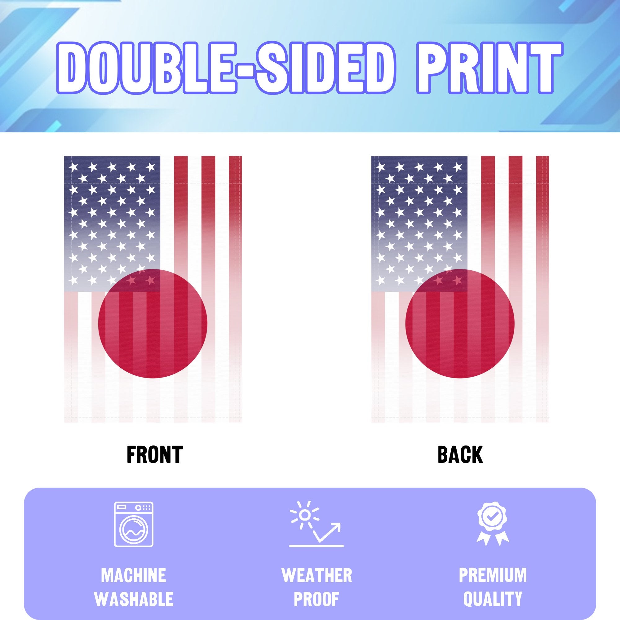 Japanese American Garden Flag