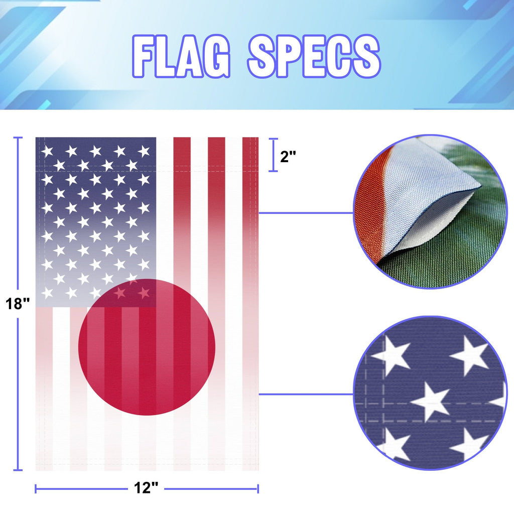 Japanese American Garden Flag