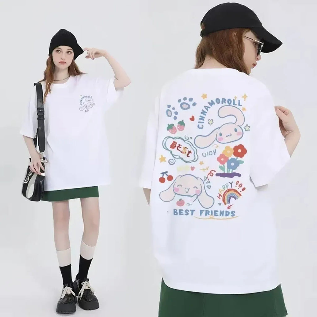 Harajuku Anime Graphic T-Shirt