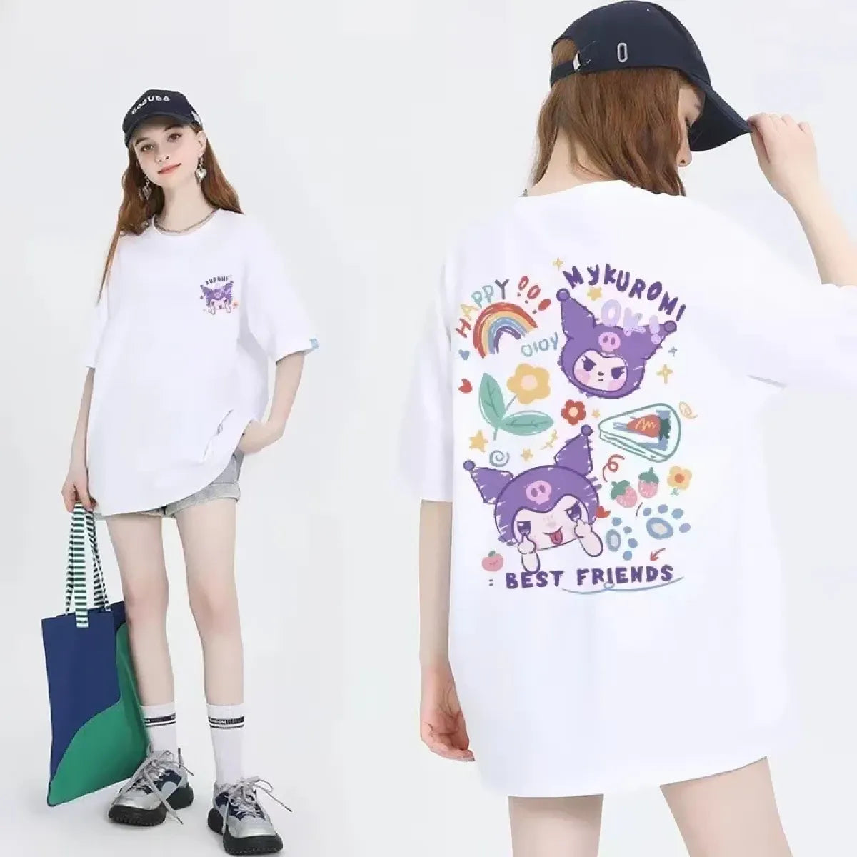 Harajuku Anime Graphic T-Shirt
