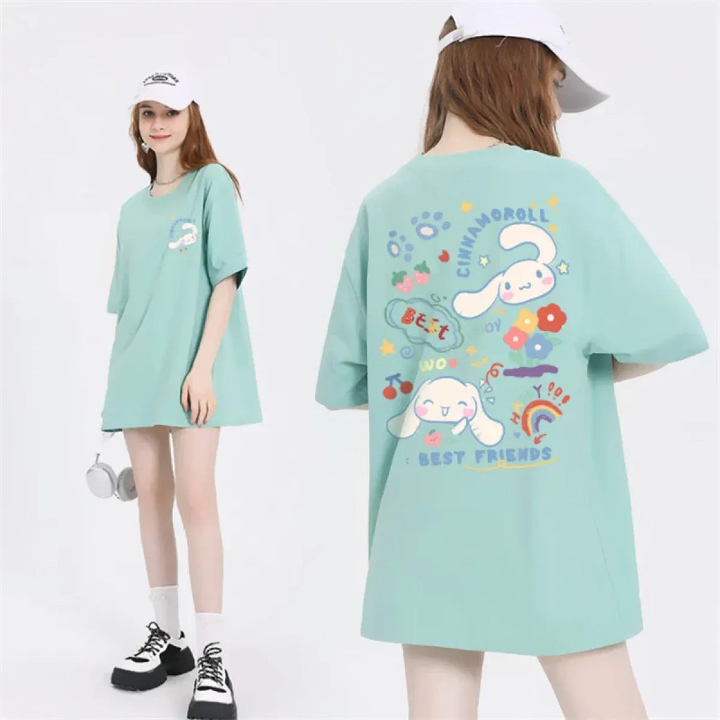 Harajuku Anime Graphic T-Shirt