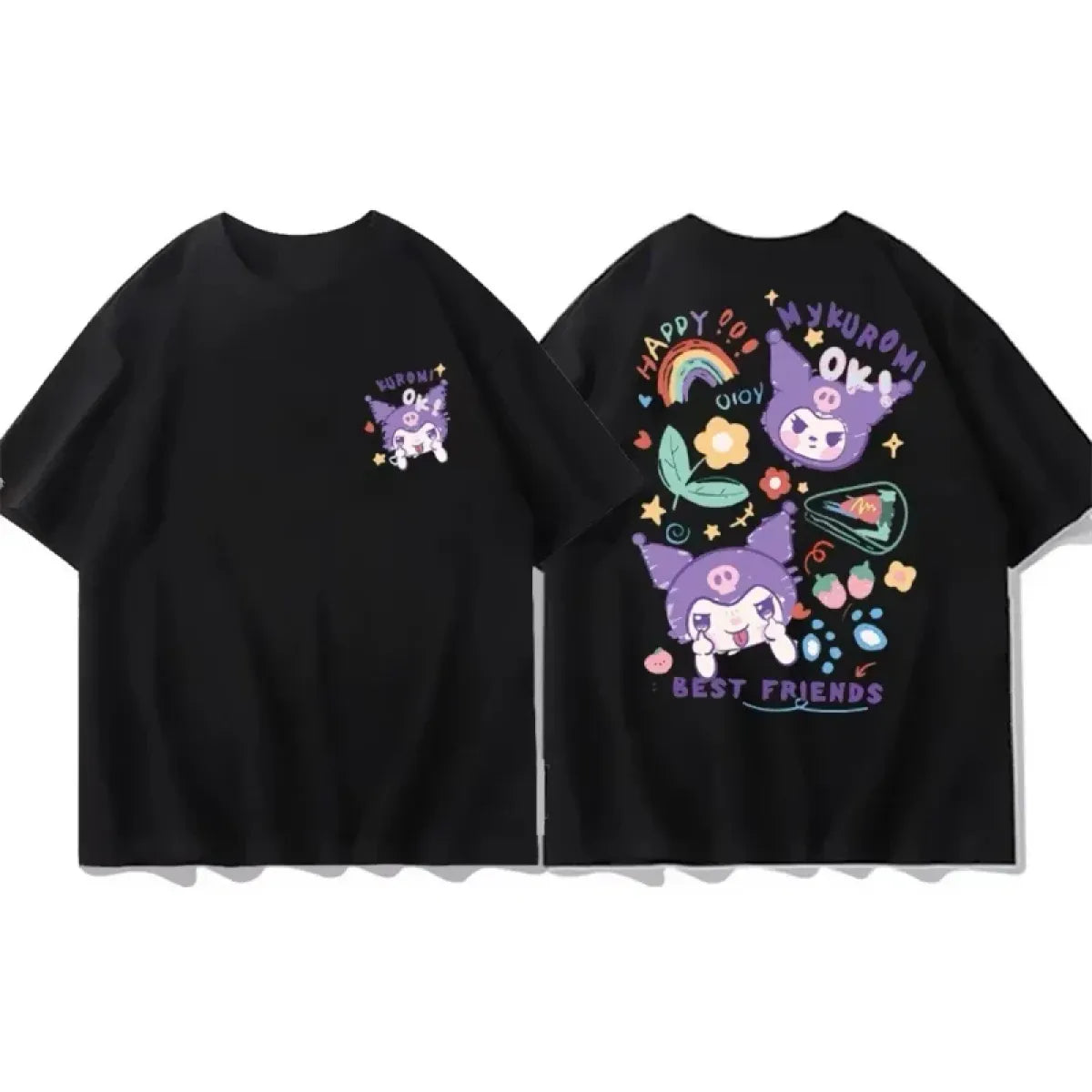 Harajuku Anime Graphic T-Shirt