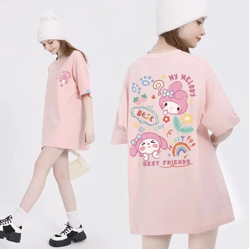 Harajuku Anime Graphic T-Shirt