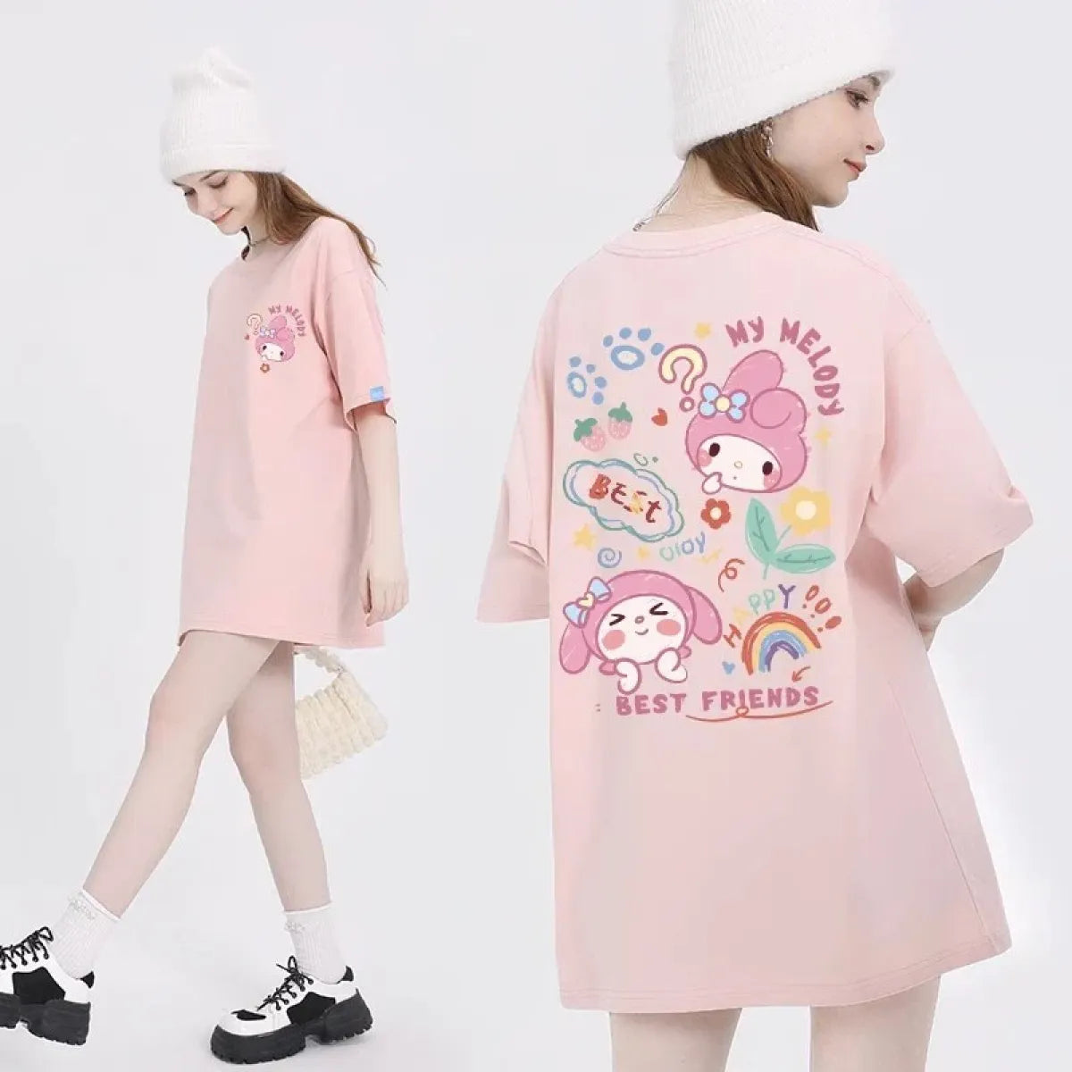 Harajuku Anime Graphic T-Shirt