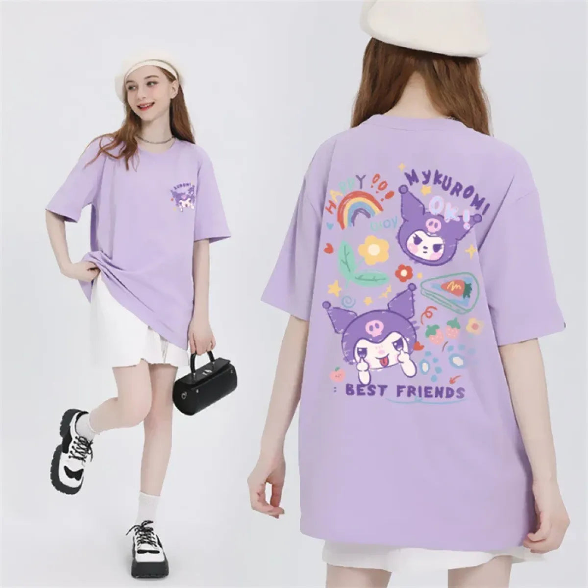 Harajuku Anime Graphic T-Shirt