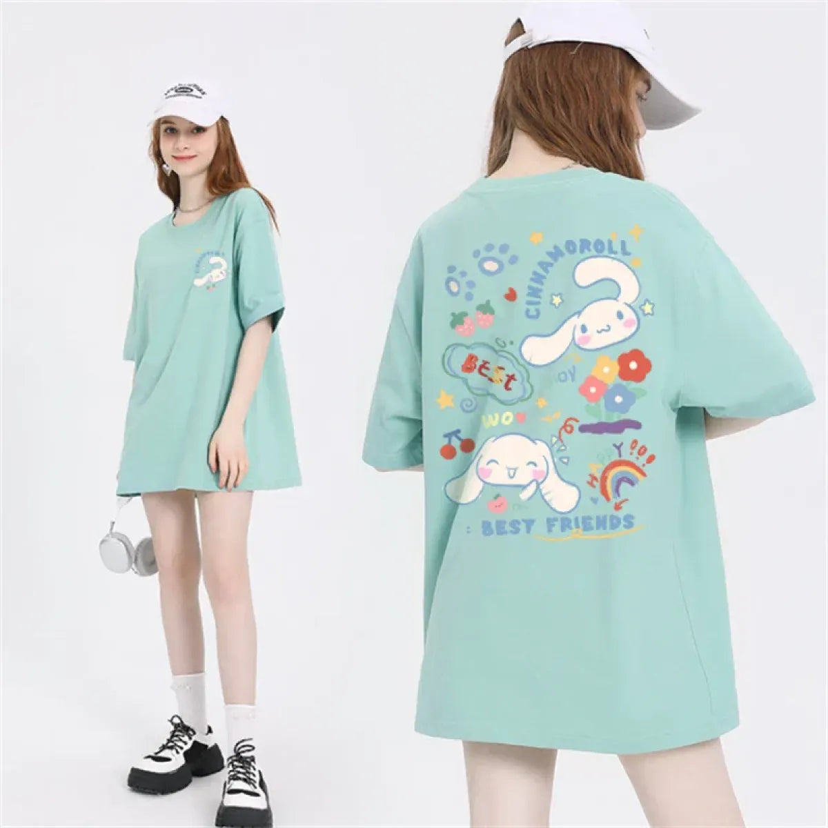 Harajuku Anime Graphic T-Shirt