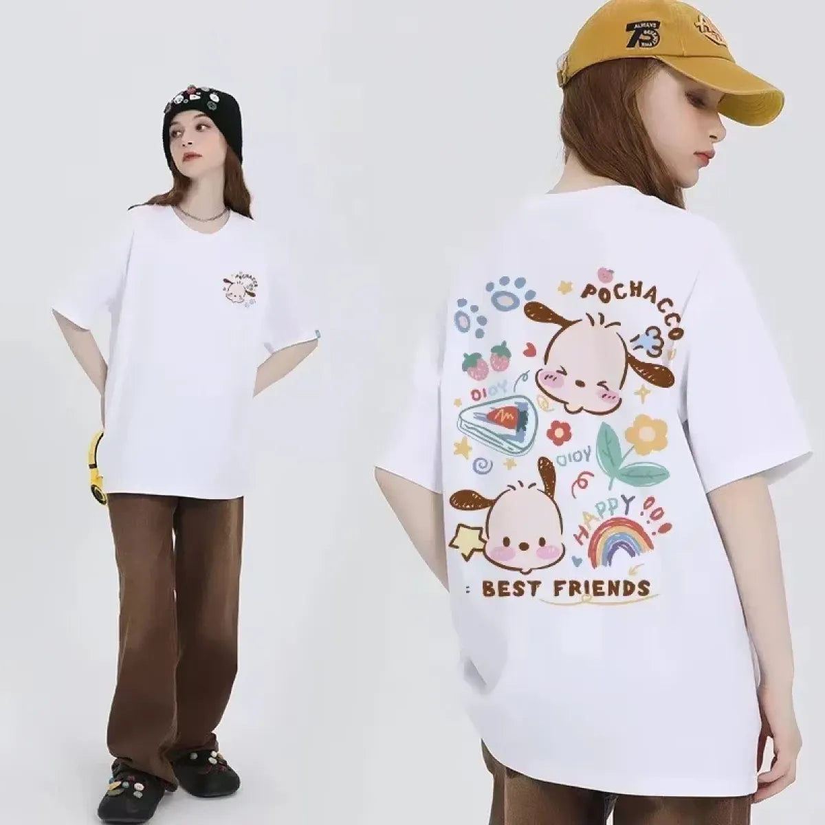 Harajuku Anime Graphic T-Shirt