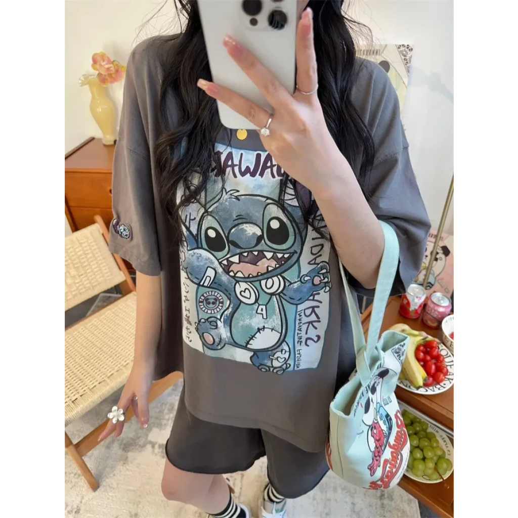 Harajuku Cartoon Graphic T-Shirt