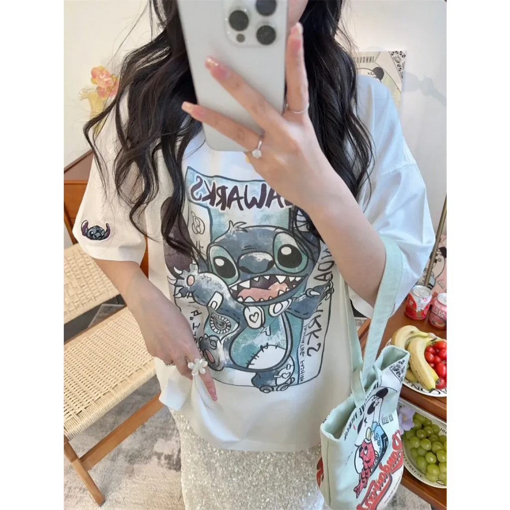 Harajuku Cartoon Graphic T-Shirt