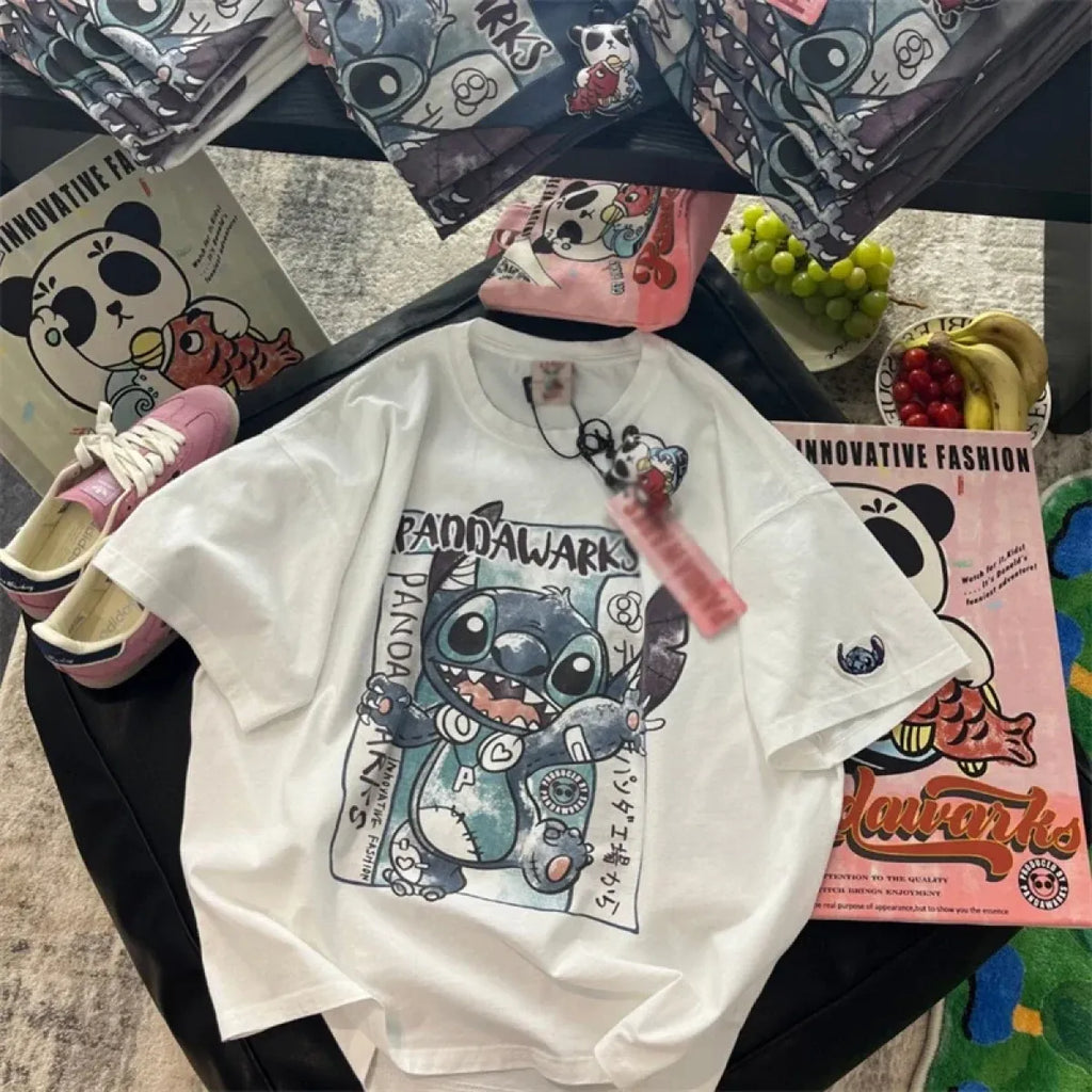 Harajuku Cartoon Graphic T-Shirt