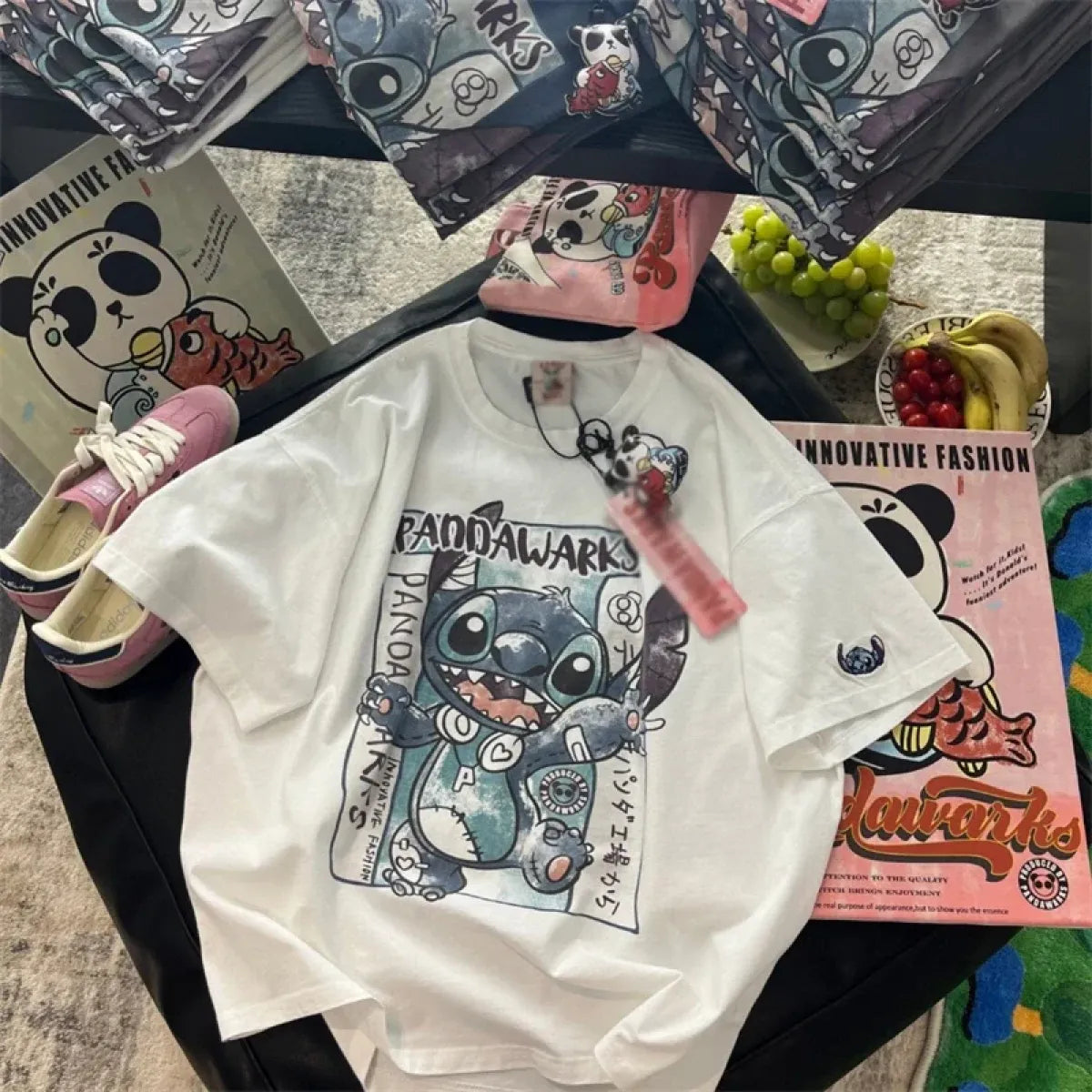 Harajuku Cartoon Graphic T-Shirt